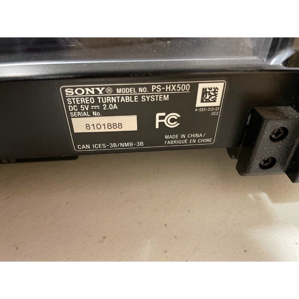 Sony Stereo Turntable System PS-HX500 Record & Edit DSD Ripping Excellent Sound! - Picture 2 of 12
